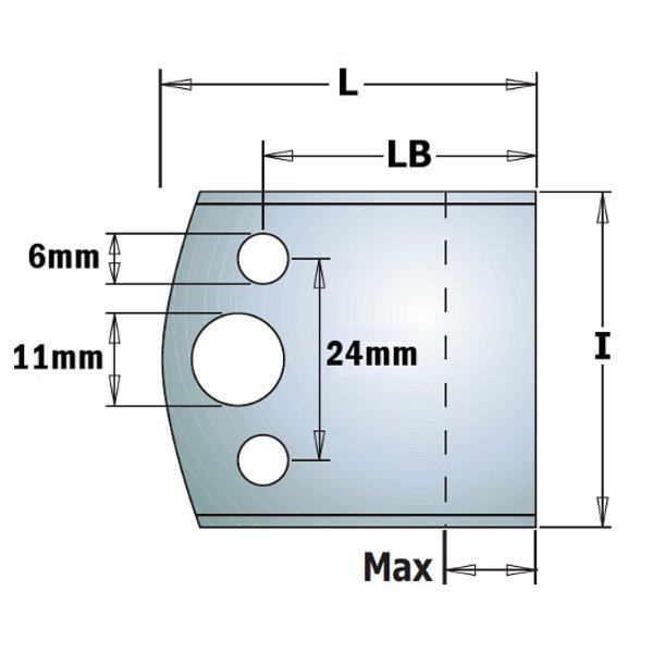 Lame de rechange pour cutter CMT 690.599H; 2 unités