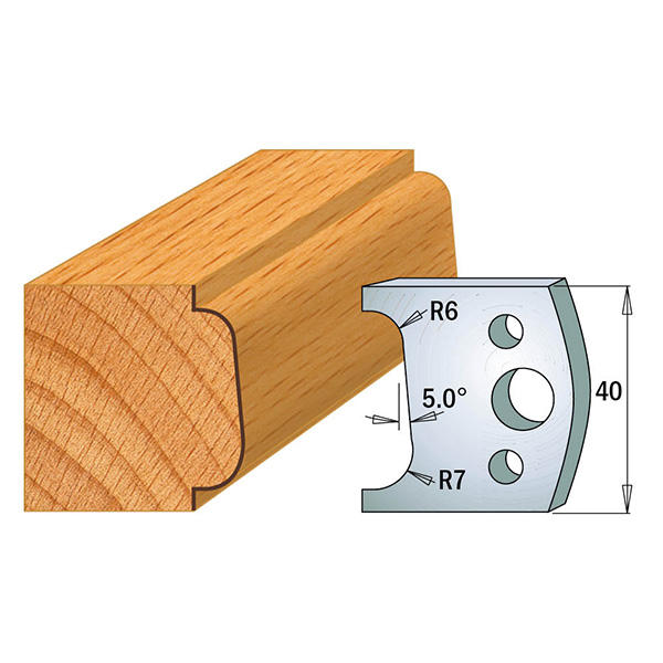 Limiteurs pour couteaux profilés CMT 691.002; 2 unités