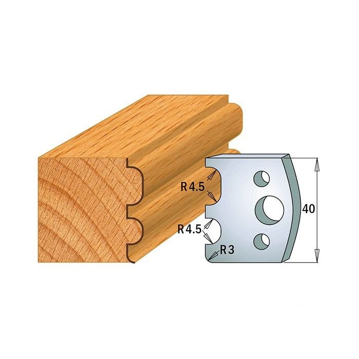 Limiteurs pour couteaux profilés CMT 691.007; 2 unités