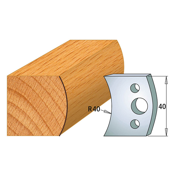 Limiteurs pour couteaux profilés CMT 691.008; 2 unités