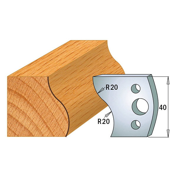 Limiteurs pour couteaux profilés CMT 691.009; 2 unités