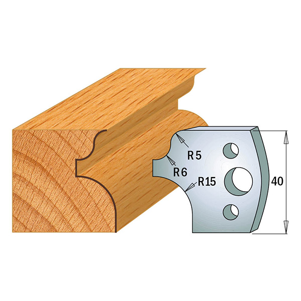 Limiteurs pour couteaux profilés CMT 691.011; 2 unités