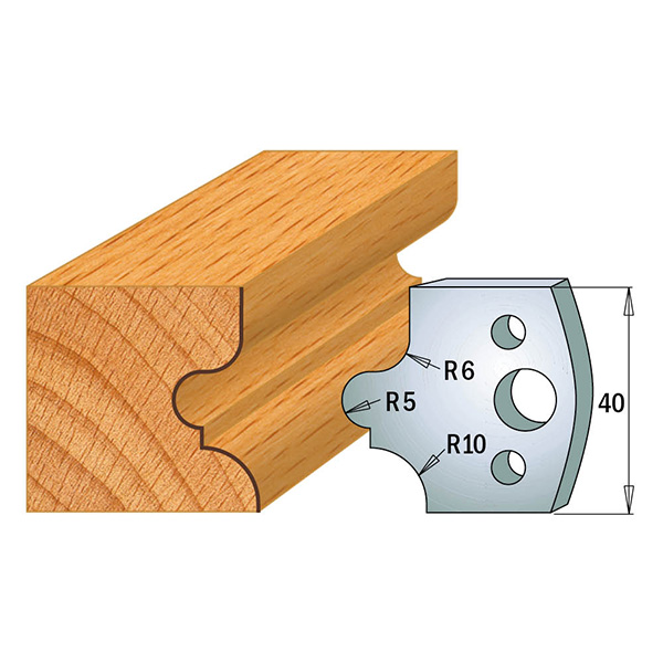 Limiteurs pour couteaux profilés CMT 691.012; 2 unités