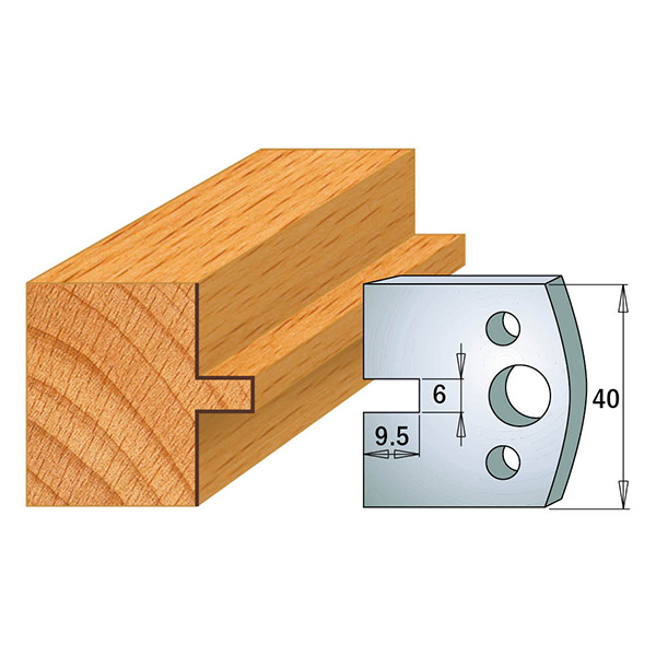 Limiteurs pour couteaux profilés CMT 691.017; 2 unités