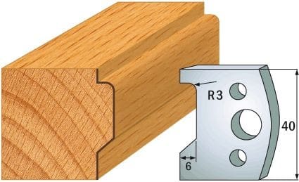 Limiteurs pour couteaux profilés CMT 691.032; 2 unités