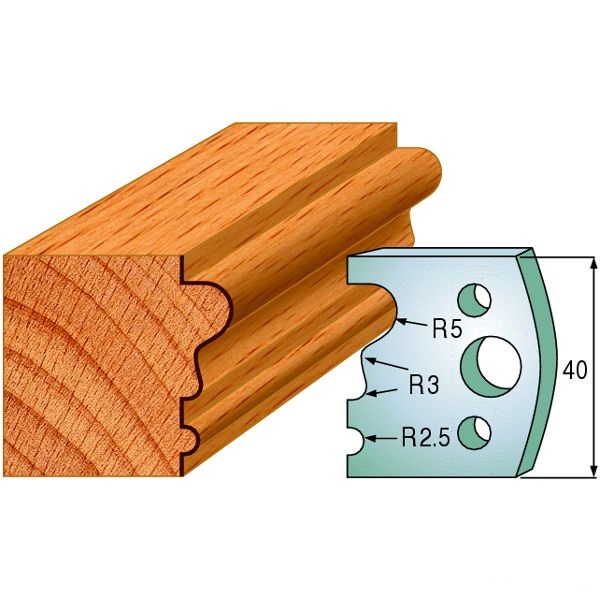 Limiteurs pour couteaux profilés CMT 691.033; 2 unités