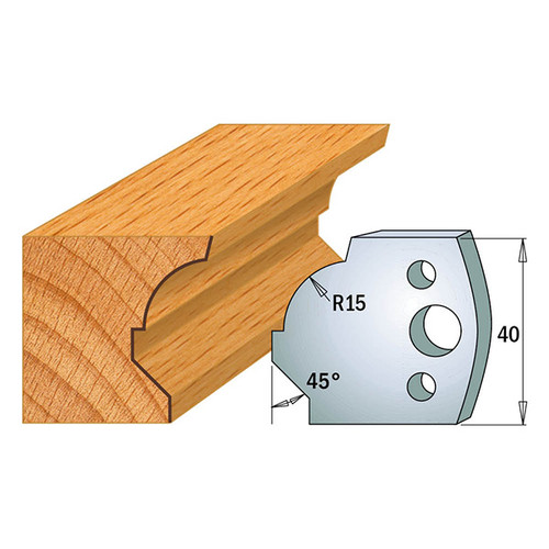 Limiteurs pour couteaux profilés CMT 691.037; 2 unités