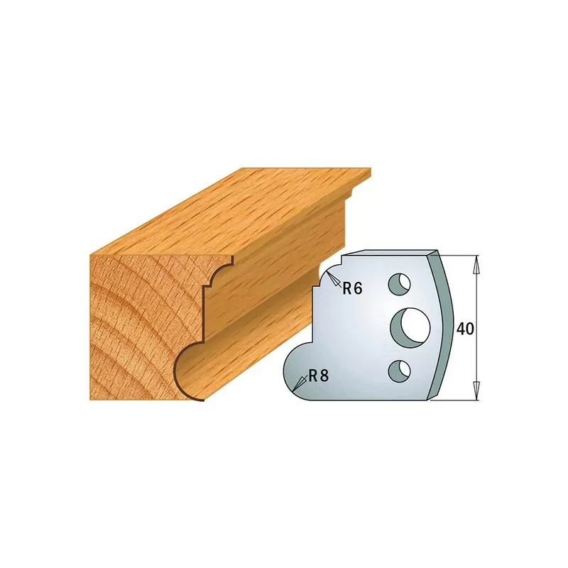 Limiteurs pour couteaux profilés CMT 691.054; 2 unités