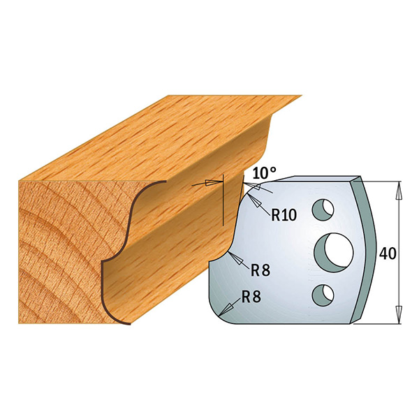 Limiteurs pour couteaux profilés CMT 691.059; 2 unités