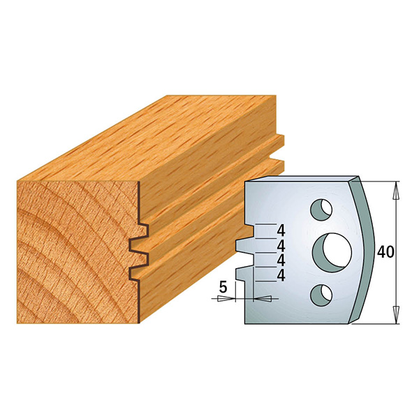 Limiteurs pour couteaux profilés CMT 691.075; 2 unités