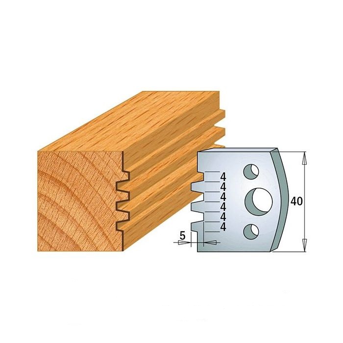 Limiteurs pour couteaux profilés CMT 691.076; 2 unités