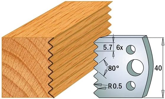 Limiteurs pour couteaux profilés CMT 691.077; 2 unités