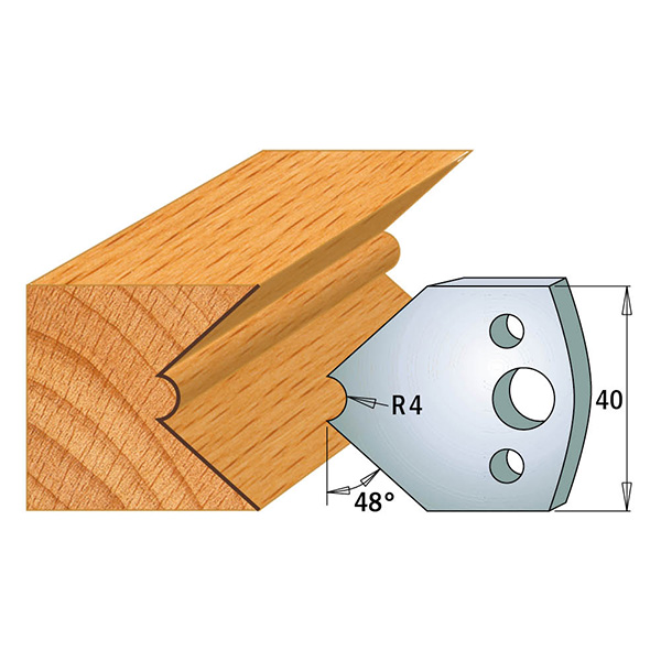 Limiteurs pour couteaux profilés CMT 691.080; 2 unités
