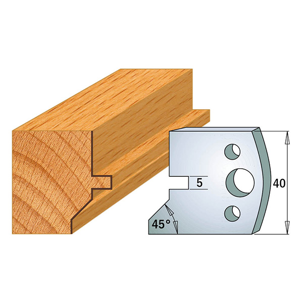 Limiteurs pour couteaux profilés CMT 691.083; 2 unités