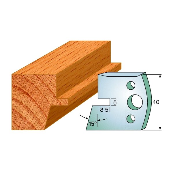 Limiteurs pour couteaux profilés CMT 691.085; 2 unités