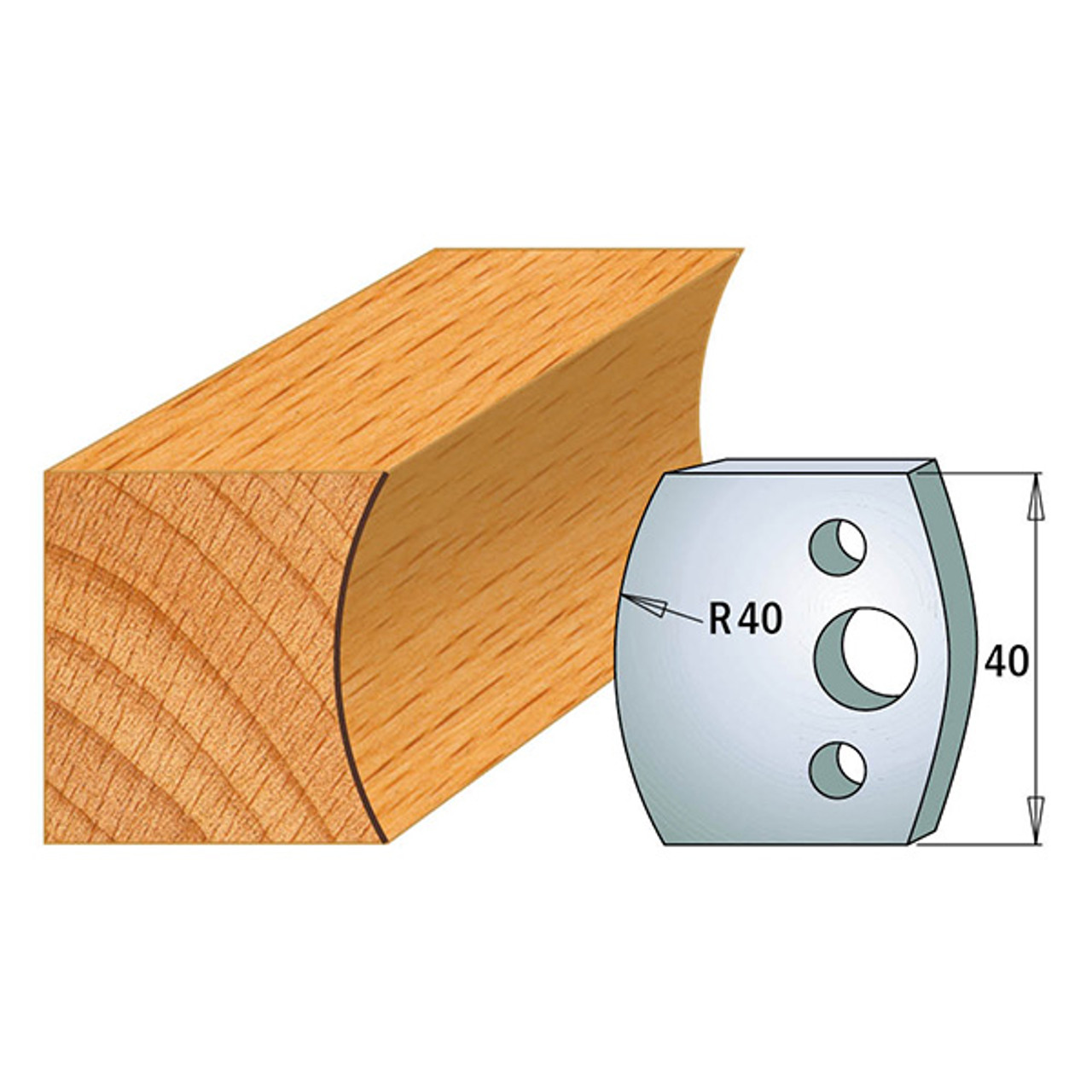 Limiteurs pour couteaux profilés CMT 691.087; 2 unités