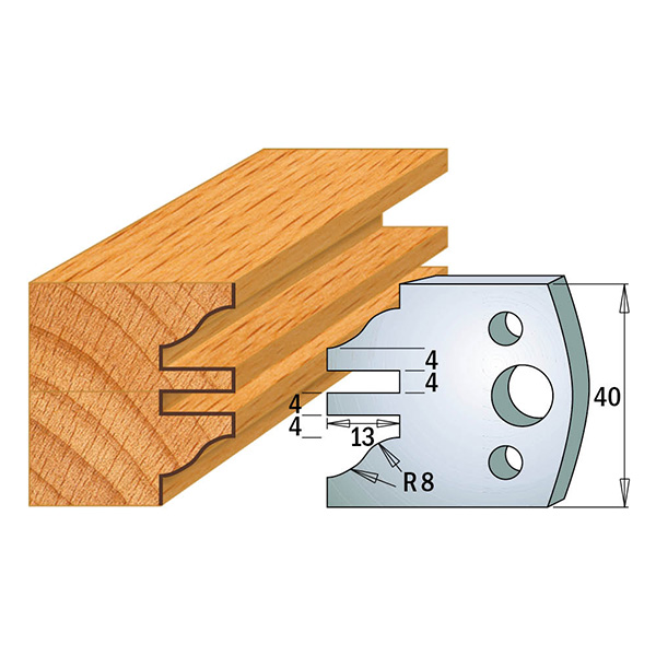 Limiteurs pour couteaux profilés CMT 691.097; 2 unités