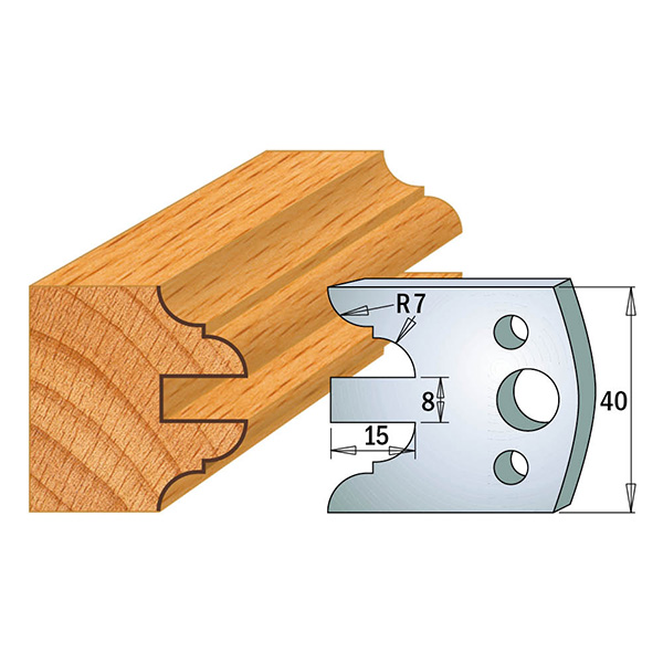 Limiteurs pour couteaux profilés CMT 691.098; 2 unités
