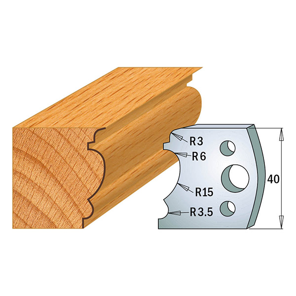 Limiteurs pour couteaux profilés CMT 691.104; 2 unités