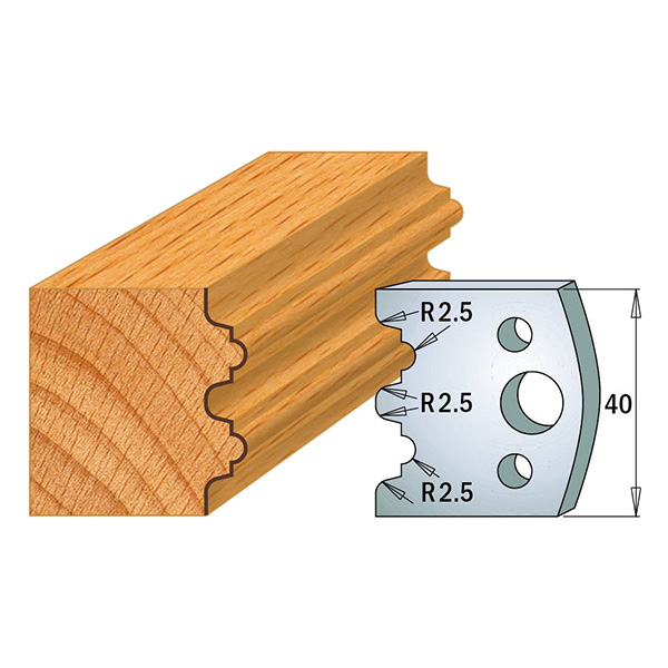 Limiteurs pour couteaux profilés CMT 691.108; 2 unités