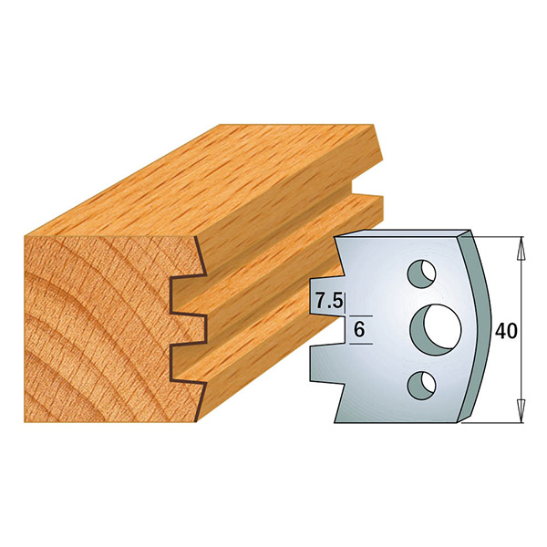 Limiteurs pour couteaux profilés CMT 691.114; 2 unités