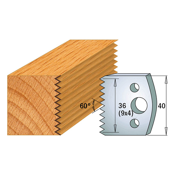 Limiteurs pour couteaux profilés CMT 691.117; 2 unités