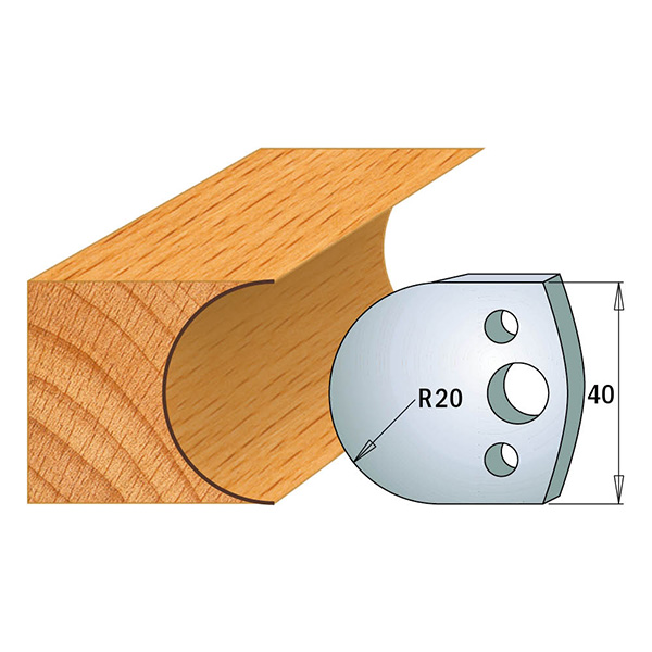 Limiteurs pour couteaux profilés CMT 691.131; 2 unités