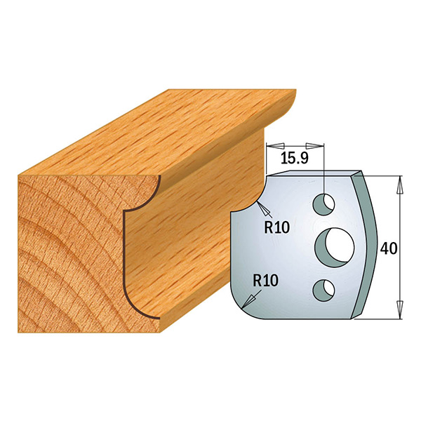 Limiteurs pour couteaux profilés CMT 691.175; 2 unités