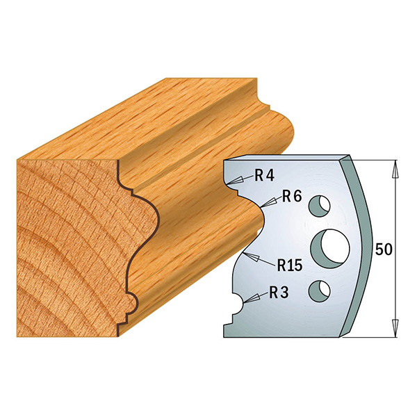 Limiteurs pour couteaux profilés CMT 691.512; 2 unités