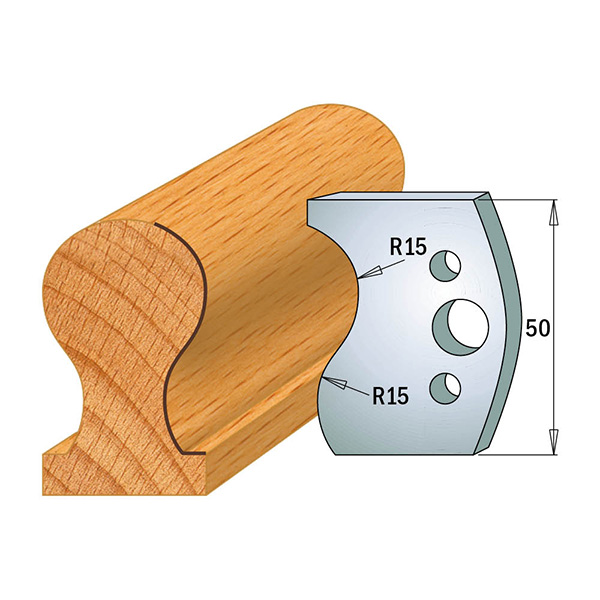 Limiteurs pour couteaux profilés CMT 691.514; 2 unités