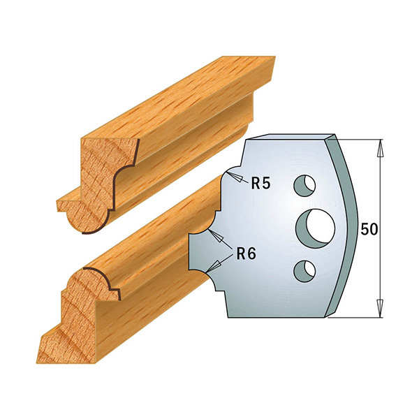 Limiteurs pour couteaux profilés CMT 691.542; 2 unités