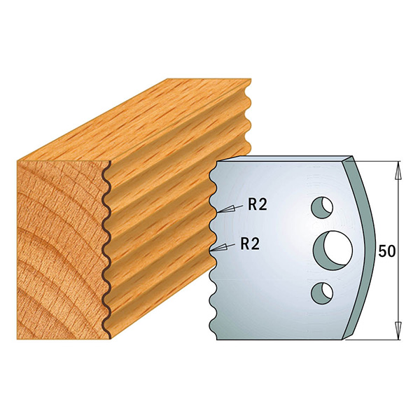 Limiteurs pour couteaux profilés CMT 691.552; 2 unités