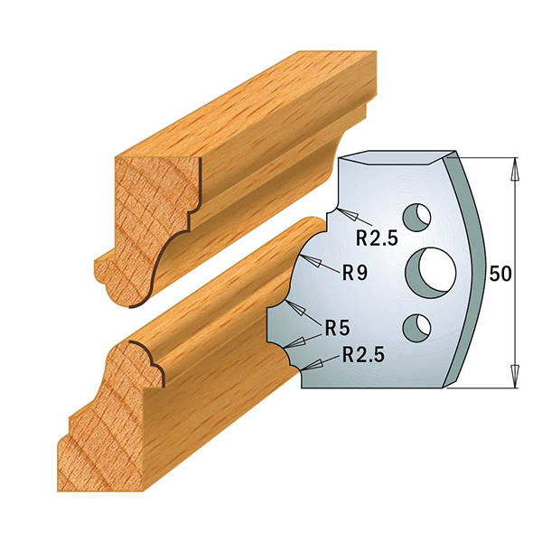 Limiteurs pour couteaux profilés CMT 691.558; 2 unités