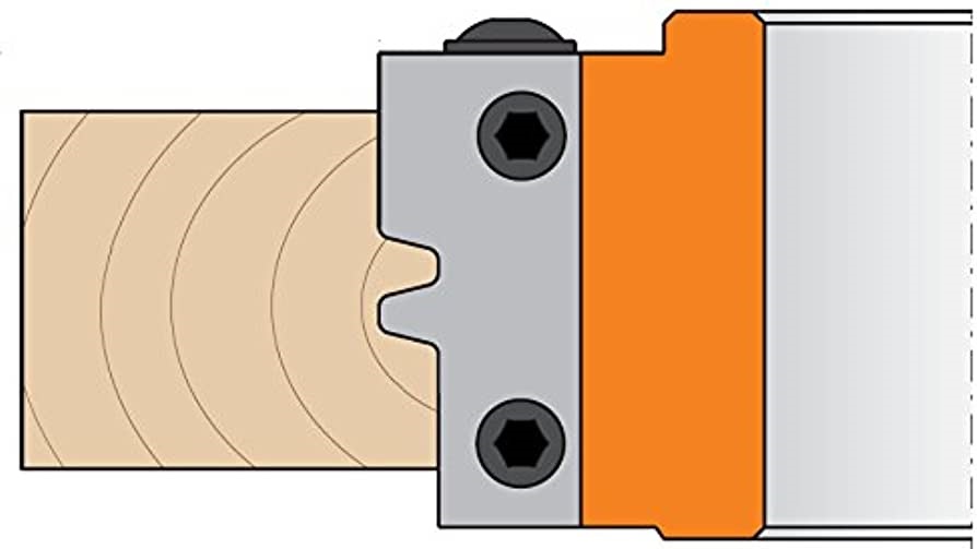 Couteaux profilés pour têtes de coupe CMT 695.009.01; 2 unités