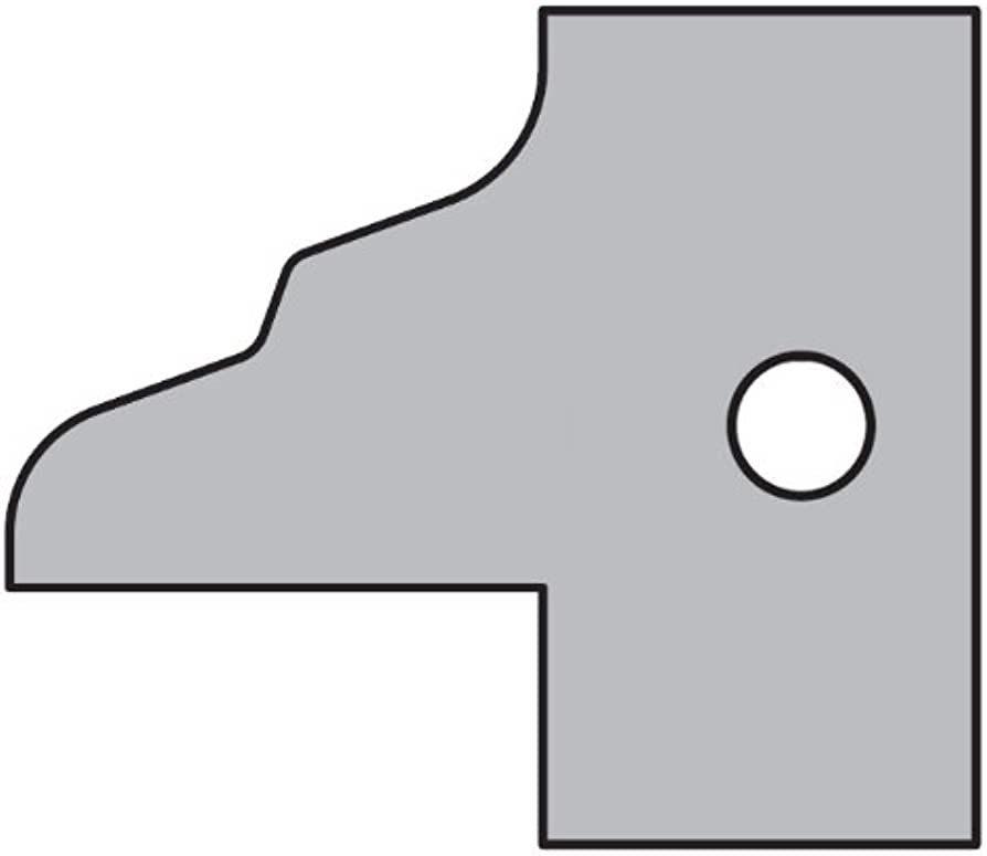 Couteaux profilés pour têtes de coupe CMT 695.015.B2; 2 unités