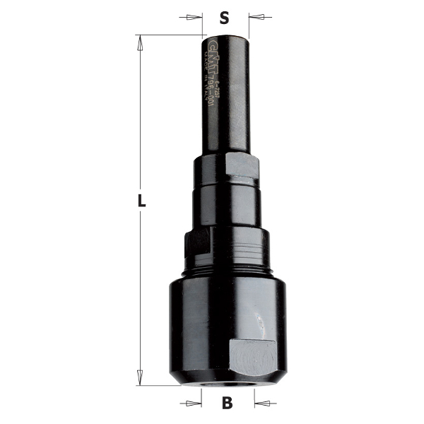 Écrou de serrage CMT 796.001.00; 12,7 mm