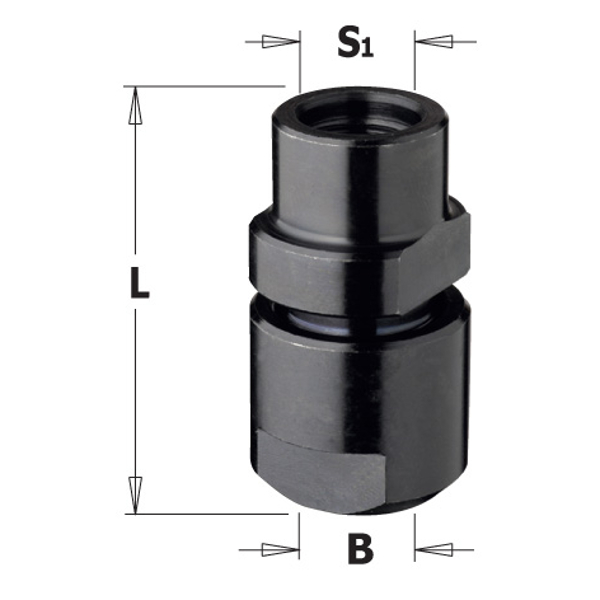 Mandrin CMT 796.100.00; S=M10x1,5 mm