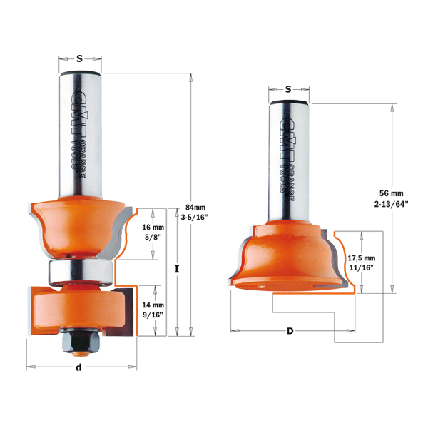 Coffret de forêts pour le bois CMT 855.801.11; 38,1/35 mm; 2 unités