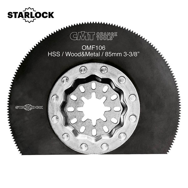 Lame de scie à segments CMT OMF106 Wood&Metal; HSS; 85 mm