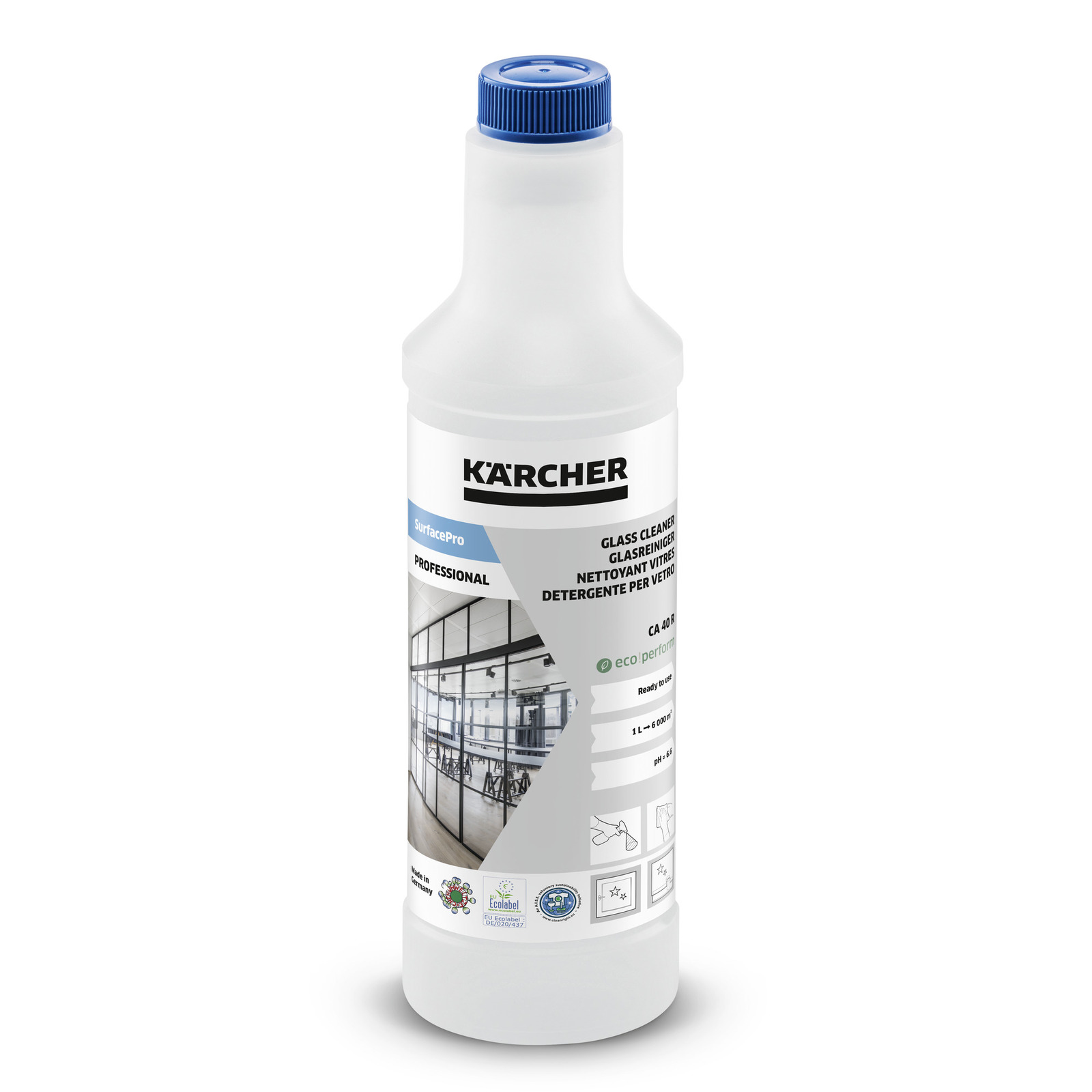 Agent de nettoyage de verre Karcher 6.295-687.0