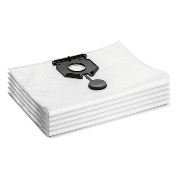 Sac filtrant en polaire pour aspirateur Karcher 2.889-154.0; 5 unités