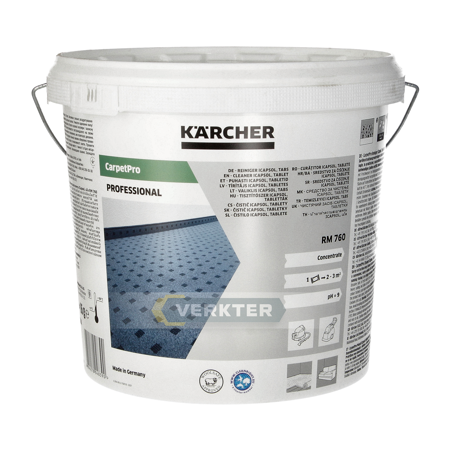 Nettoyant à tapis en comprimés Karcher RM 760; 200 unités