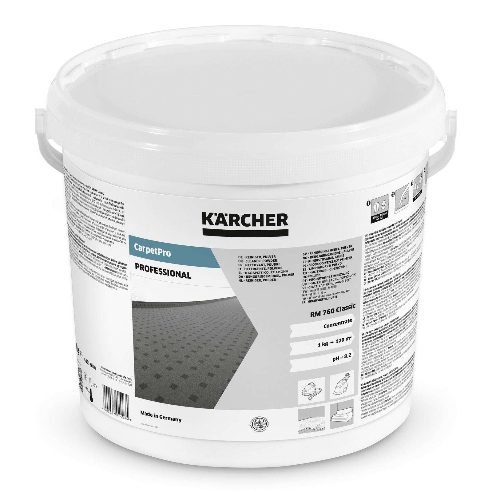 Nettoyeur de tapis Karcher 760 Class; 10 kg