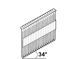 Ongle Essve; 3,1x90 mm; 34°; 1240 pcs .; barbelé; M-Fusion