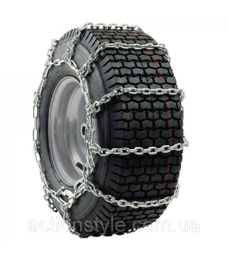 Chaînes à neige pour roues de tracteur à gazon MTD; 18'' x 6,5''