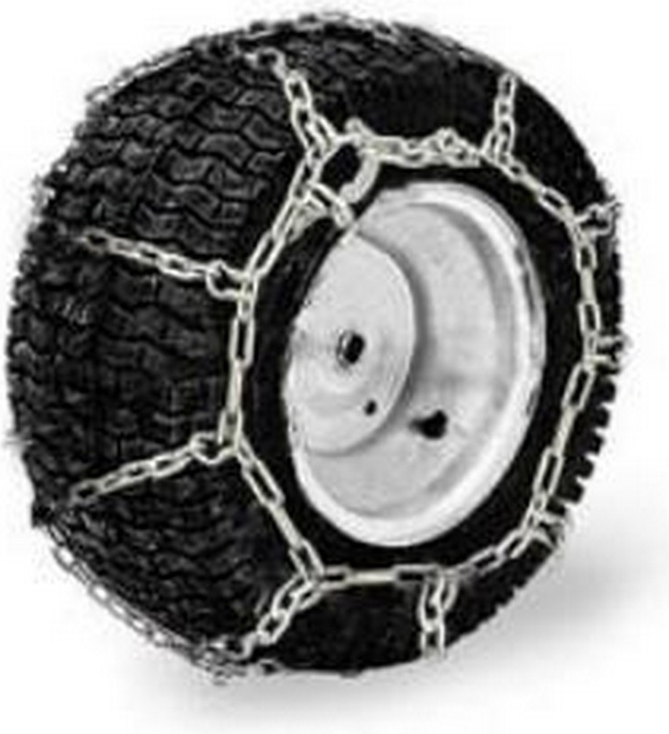 Chaînes à neige pour roues de tracteur à gazon MTD; 20'' x 8''