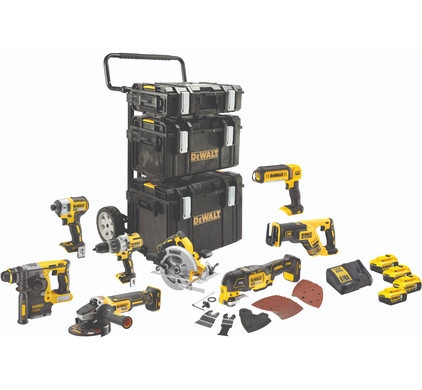 Ensemble d'outils DeWalt DCK853P4; 18 V; 4x5,0 Ah accu.