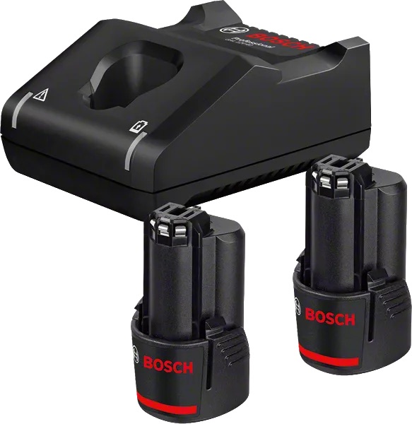 Ensemble d'accessoires Bosch GBA; 12 V; 2x2,0 Ah + Chargeur  GAL 12V-40
