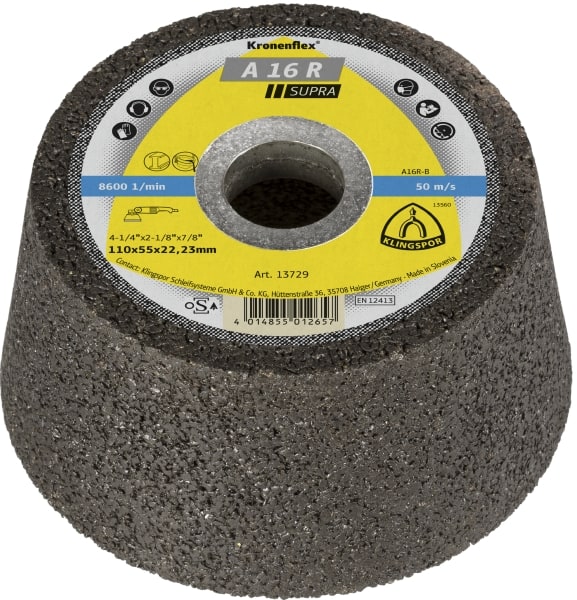 Tasse à poncer Klingspor A 16 R; 110x55x22,23 mm; 6 unités