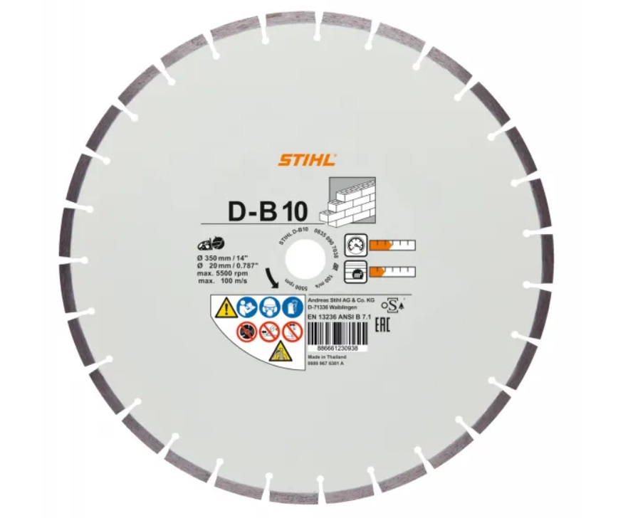 Disque à tronçonner diamanté Stihl 08350907043; 300 mm
